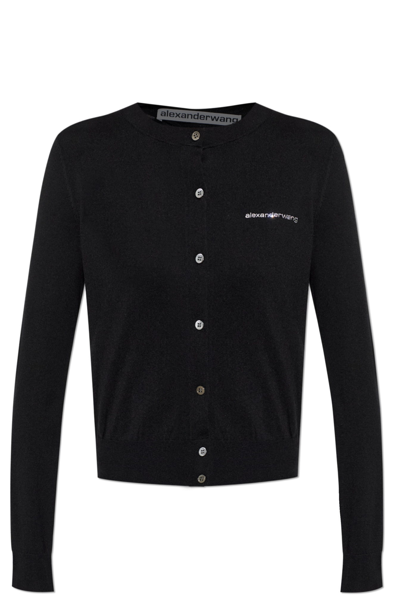 Alexander Wang Cardigan with a shimmering logo | Women's | Vitkac